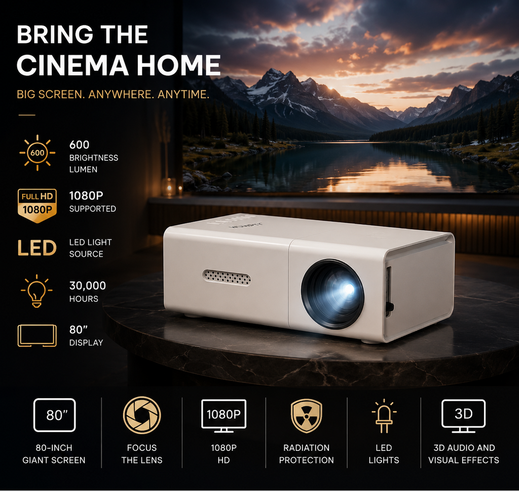Mini Projector Ultra HD